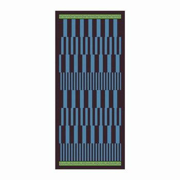 Owala Polyester Beach Towels Black/Blue | SIYBFE790